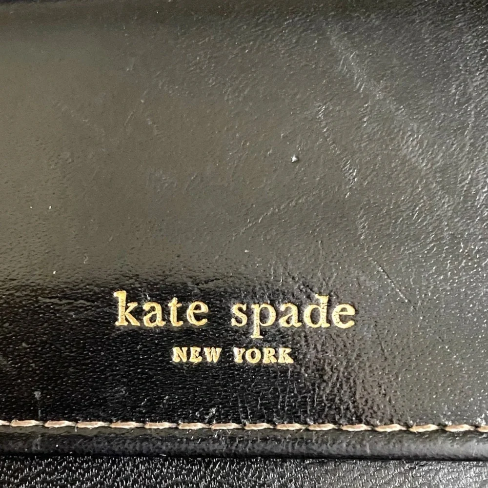 Beautiful Kate Spade Black Italian Leather Wallet